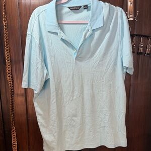 Roundtree & Yorke Light Blue Men's Polo Shirt